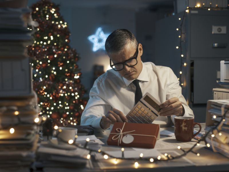 Contabilizar las cestas de navidad de los empleados